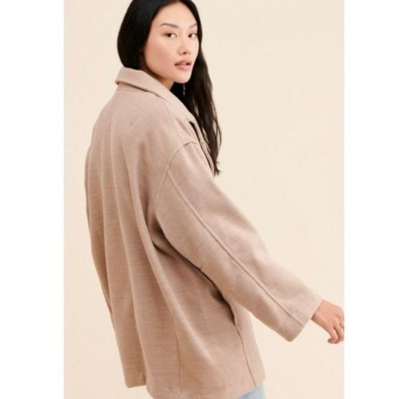 Free People Hannah Slouchy Double Breasted Blazer - Picture 6 of 16